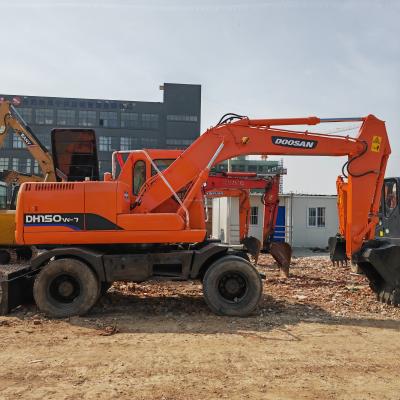 China Doosan hot sale New Good sales of second-hand Doosan DH150wheeled excavators, 90 new/Used excavator Doosan for sale