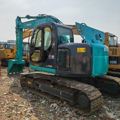 China 0.7m3 Bucket Capacity 13 Ton Blue Color Second Hand Excavator Kobelco Sk 135 for sale