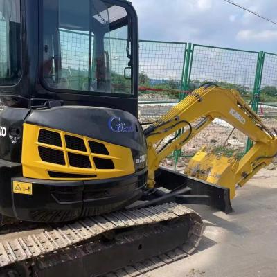 China Yellow Paint Used Mini Excavator Used Sk35 Kobelco Sk35sr 3.5 Ton for sale