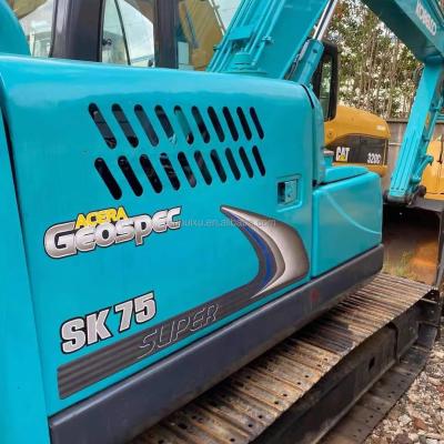 China 7.5 Ton Japan Used Kobelco Excavator Second Hand Kobelco 75 Excavator for sale