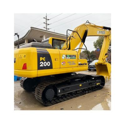 China Used machinery komatsu pc200 excavator second-hand excavating machinery for sale