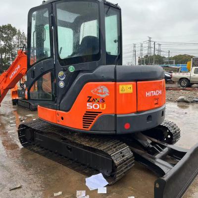 China Used excavator Hitachi50U/used mini excavator hitachi 55u for sale second-hand digger hitachi mini digger 55U for sale