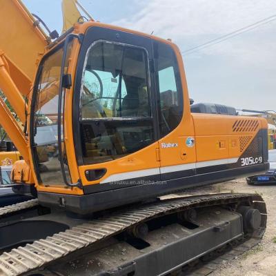 Chine R375 210 220 305 350 375 Excavatrices à rampe Excavatrice lourde Hyundai utilisée à vendre