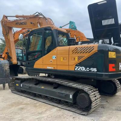 China High End 220LC-9 Used HYUNDAI Excavator Hotels Garment Shops for sale