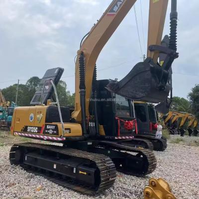 China Used Sany 135 China Brand Mini Crawler Mounted Hydraulic Excavator for sale