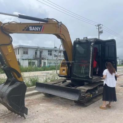 China used mideum size excavator used sany 75c/secodn hand sany 75c on sale for sale