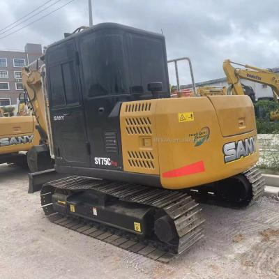 China 7.5 Ton Used Sany Excavator Second Hand Sany Crawler Excavator Sany75 for sale