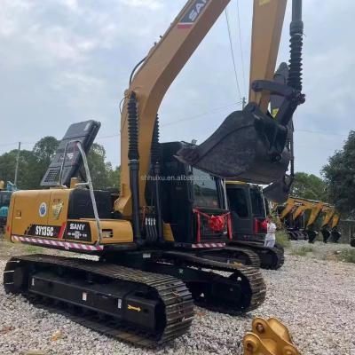 China Yellow 13 Ton Chinese Used Excavator Sany 135 0.7m3 Bucket Capacity for sale