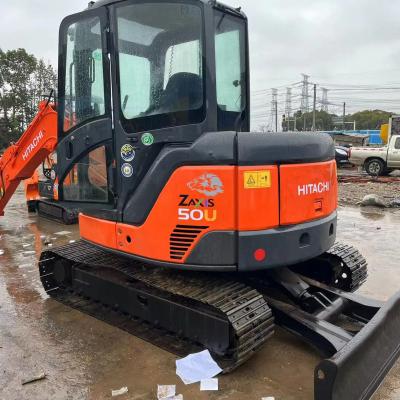 China 5500kg Used Mini Excavator Hitachi Zx50u Second Hand Excavator Original Color for sale