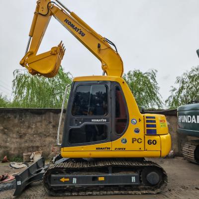 China Excavadora usada komatsupc 60-7/novo na existência excavadora carwler excavadora komatsu pc 60 venda quente à venda