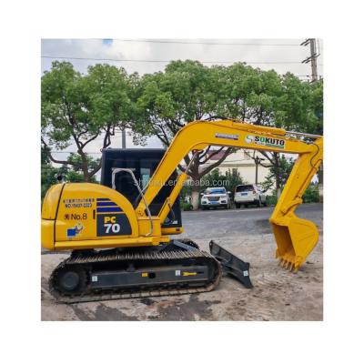 China 7 Ton Original Color Used Komatsu Excavator Komatsu Pc70 7000KG for sale