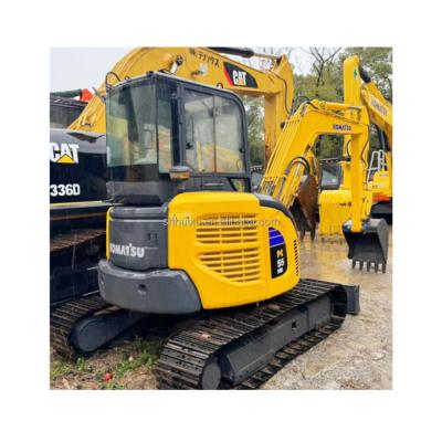 China 5.5 Ton Yellow Paint Original Color Used Komatsu Pc 55 Excavator Second Hand for sale