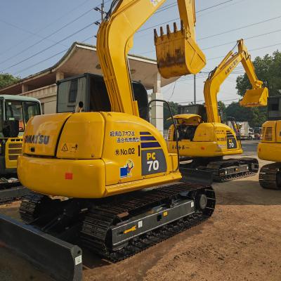 China 7 Ton Used Komatsu Pc70 8 Second Hand Pc70 8 Komatsu 7000KG 0.3m3 Bucket Capacity for sale