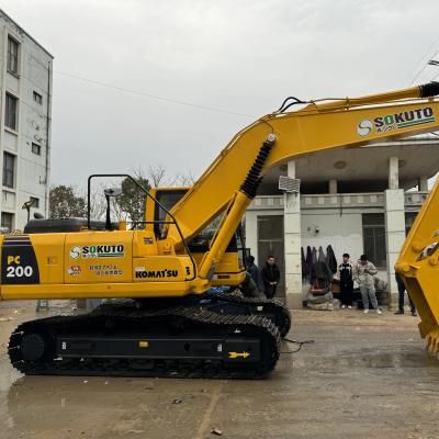 China 20 Ton Original Color Used Excavator Used Komatsu PC200 Construction Excavator for sale