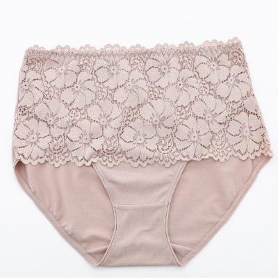 China New Popular Breathable Antibacterial Sustainable Hips Cotton Comfortable Women Lift Lace Up Panties for sale