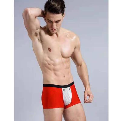 China Factory Direct Sales Men's Physiological Underwear Men's Quantum Chip Boxer Briefs Comfortable Breathable Modal Health Underwear for sale