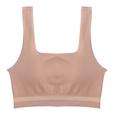 China 2021 summer new fashion beauty girl comfortable large size antibacterial top tube protection chest back bra for sale