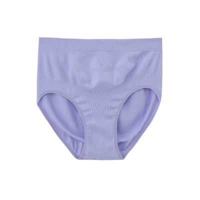 China Nylon Antibacterial Warm Healthy Comfortable Traceless Soft Solid Simple Women Seamless Panties for sale