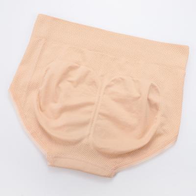 China Graphene Antibacterial Hot Honeycomb Magnetic Therapy Women's Jacquard Shaping Peach Hip Goddess Seamless Panties for sale