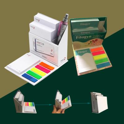 China Self Adhesive Custom Sticky Notepad Gift Set for sale