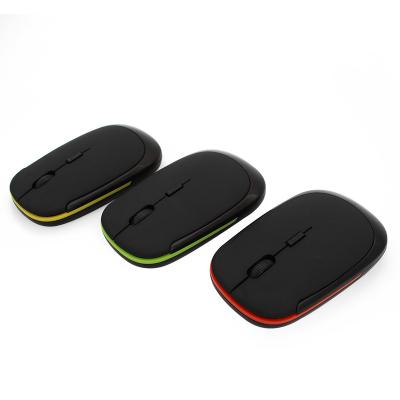 China Best Selling Computer Parts Novelty Flat Wireless Mouse Convenient Computer Decorative Mouse for sale