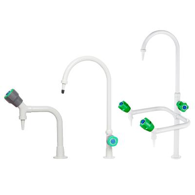 China Other Lab Gooseneck Sink Analyze Laboratory Three Way Automatic Water Faucet for sale