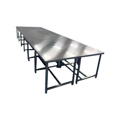 China Customization Work Bench Modern Stainless Frame Steel Workbench For Kitchen for sale