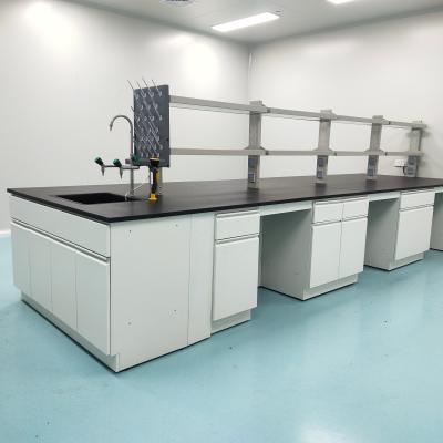 China Modern Customization Lab Bench Anti - Corrosion Steel Lab Chemistry Lab Bench for sale