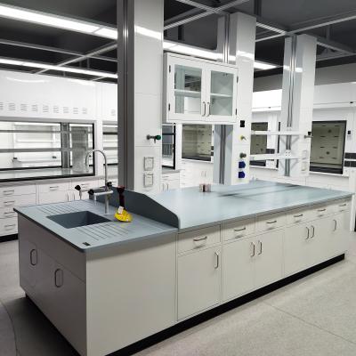 China Qi Shengyuan Modern Custom Lab Work Bench Rack Top Lab Bench Workstation for sale