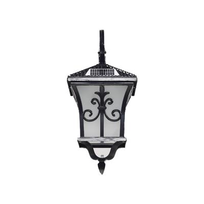 China Adjustable Aluminum Acrylic Luxury Garden Lights Solar Powered Wall Shine Solar Wall Lamp for sale