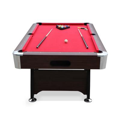 China econmic/luxury popular model 6 foot billiard table mdf indoor american pool table for sale