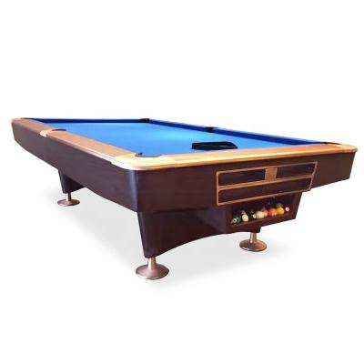 China Econmic / Luxury Billiard Snooker Table 9ball Pool Table With Solid Frame + Solid Leg + Slate Playfield for sale