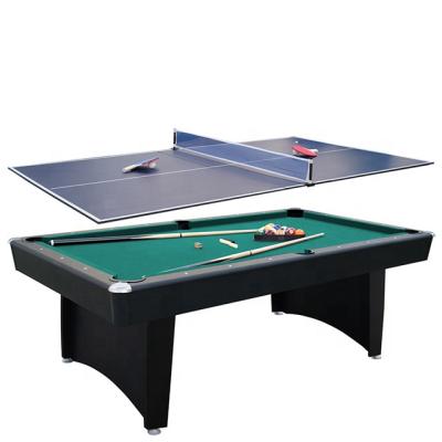 China Econmic / Luxury Multi Game Table Dining Snooker Pool Table With Ping Pong Top 3 In 1 for sale