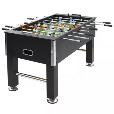 China MDF With High Quality Durable Black PVC Player Football Table Soccer Table For Game for sale