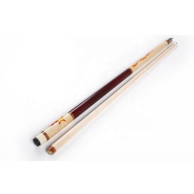 China Handmade High End Cue Billiard Cue Stick Stainless Quick Joint Pool Wedge 1/2 Cheap Maple Wood Cue 12mm for sale