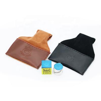 China Store Billiard Chalk Leather PU Billiard Billiard Chalk Holder Pouch Bag Marks Chalk Pouch for sale