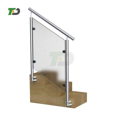 China DF Contemporary Railing For Stairs Handrail Stainless Steel Handrail Stainless Design For Stairs for sale