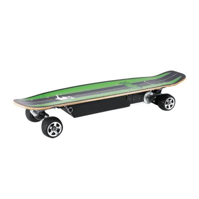 China 600W Cheap Electric Skateboard Motorized Amplified Exquisite Technique Youth Board Longboard Skateboard Best for sale