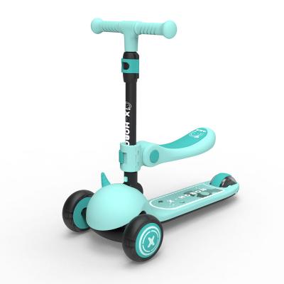 China Wholesale Cheap New Design Kids Foot Three Wheels Cartoon Folding Pedal Kids Scooter Instant Scooter for sale