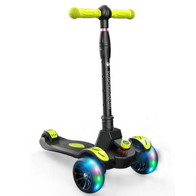 China PU light wheel best selling style new folding 3 wheel kids kick scooter for sale