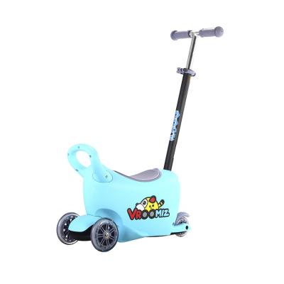 China 2016 New Multifunction 3 PU Wheel In 1 Kids Kick Scooter for sale