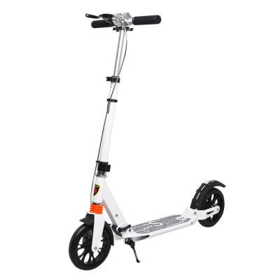 China best 200mm black pu wheels china adult scooter good and customized kick all terrain scooters for adults riding for sale