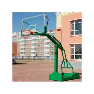 China Movable Outdoor Height Basketball Hoop Adjustable Basketball Hoop With Backboard And Hoop for sale