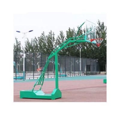 China Cheap Professional Adjustable Outdoor Portable Mobile Basketball Hoop Stand In The Ground Basketball Ring Backboard For Kids for sale