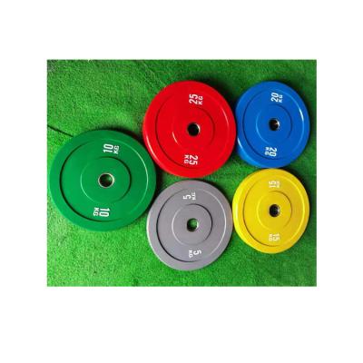 China Universal Rubber Products Colored Rubber Coated Weight Dish For Man Weight Lifting Rubber Dish for sale