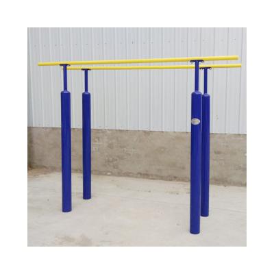 China Factory Direct Workout Equipment Fitness Exercise Street Dip Station Outdoor Curving Parallel Bars for sale