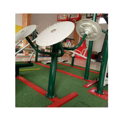 China Galvanized Made New Fitness Exercise Pipe Arm Wheel Park Exercise Equipment for sale