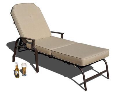 China Waterproof Outdoor Furniture Pool Patio Lounge Chair W/Cushion for sale