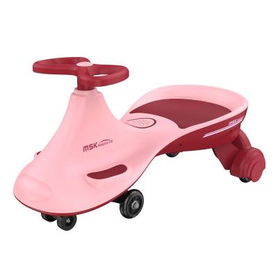 China Ride On Toy Brand New High Quality Plastic Lightweight Toy Hand Swing Children Ride On Car With Music For Baby 5 Colors for sale