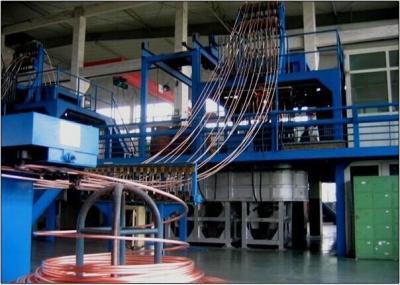 China Industrial Melting Furnace With Breakdown Drawing Machine , Copper Casting Machine for sale